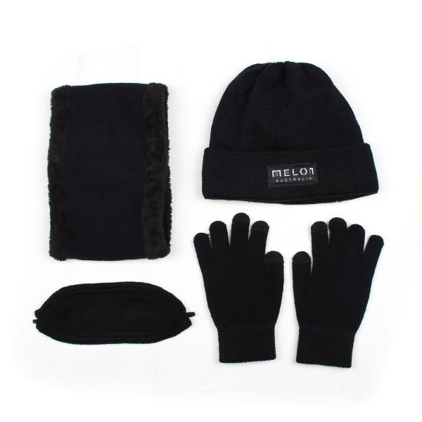 MELON LADIES CAP, NECK WARMER AND FACE MASK SET