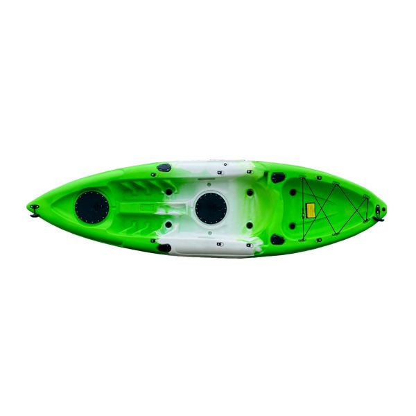 Single Kayak with Padel and Seat. (Green Color)