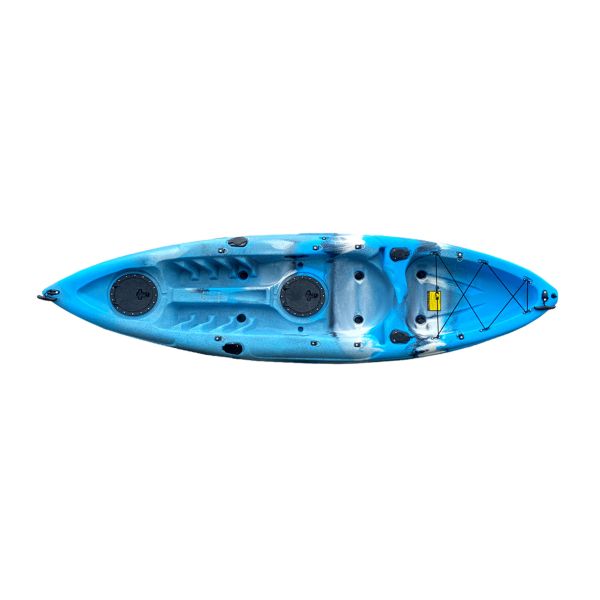 Single Kayak with Padel and Seat. (Blue-Lagoon Color)