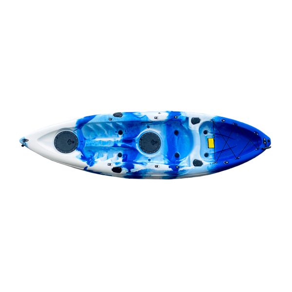 Single Kayak Single Kayak with Padel and Seat (Blue-white Color)