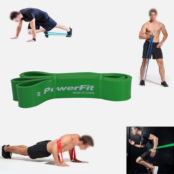 POWER FIT LATEX RESISTANT BAND WITH POWERFIT LOGO 