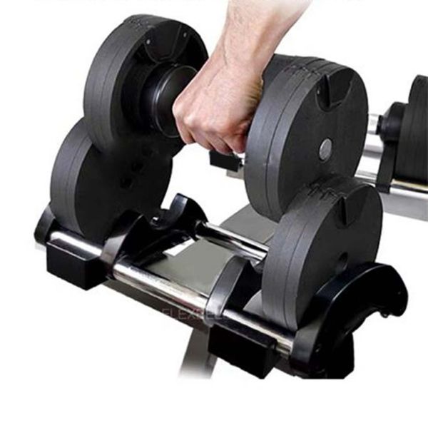 ADJUSTABLE DUMBBELL 32 KG WITH TRAY (SINGLE) -HD