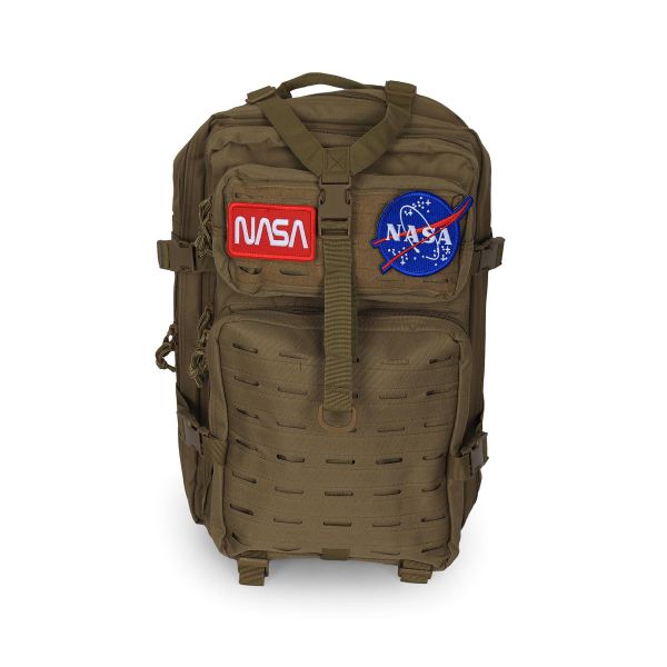 NASA TACTICAL MILITARY ARMY MOLLE BACKPACK W/ 5 PATCHES BL106N