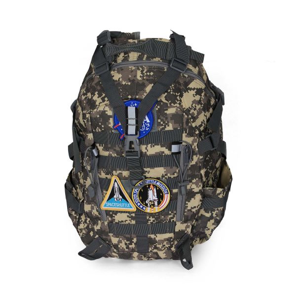 NASA TACTICAL BACK PACK W/ 5 PATCHES 